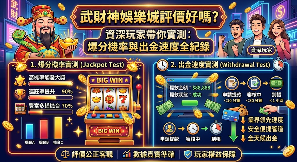 武財神娛樂城評價好嗎？資深玩家帶你實測：爆分機率與出金速度全紀錄